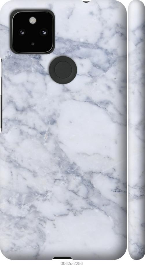 

Чохол на Google Pixel 5A Блакитний мармур