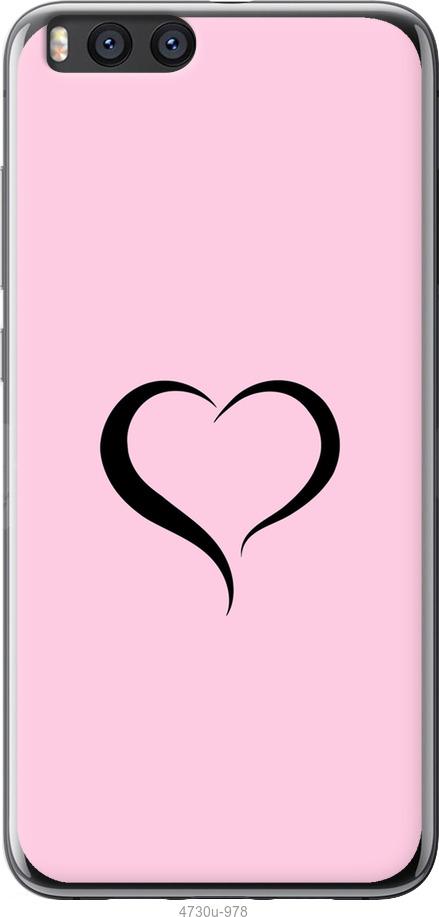 

Чехол на Xiaomi Mi Note 3 Сердце 1