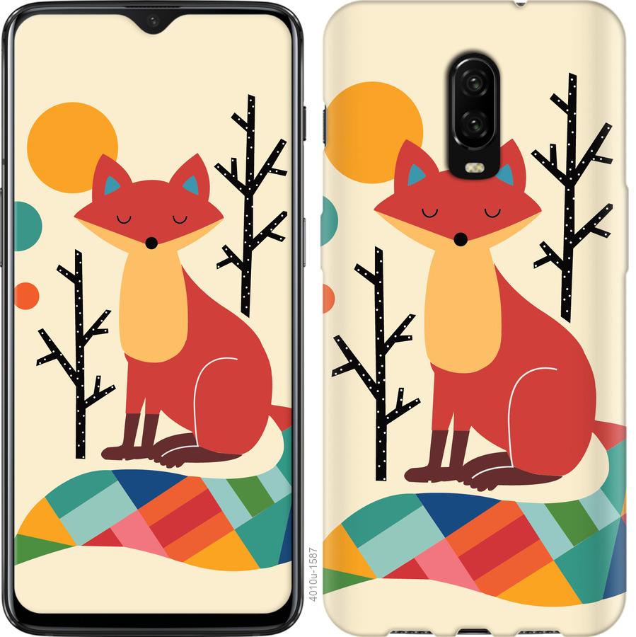 

Чехол на OnePlus 6T Rainbow fox