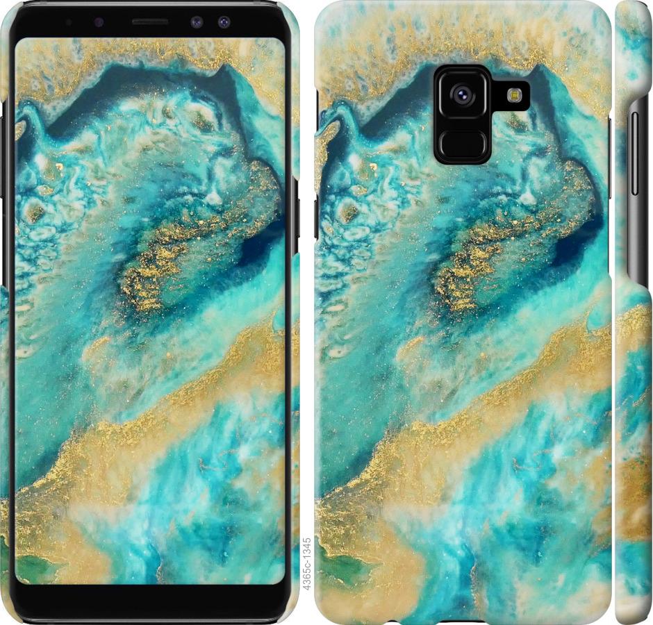 

Чохол на Samsung Galaxy A8 Plus 2018 A730F Green marble