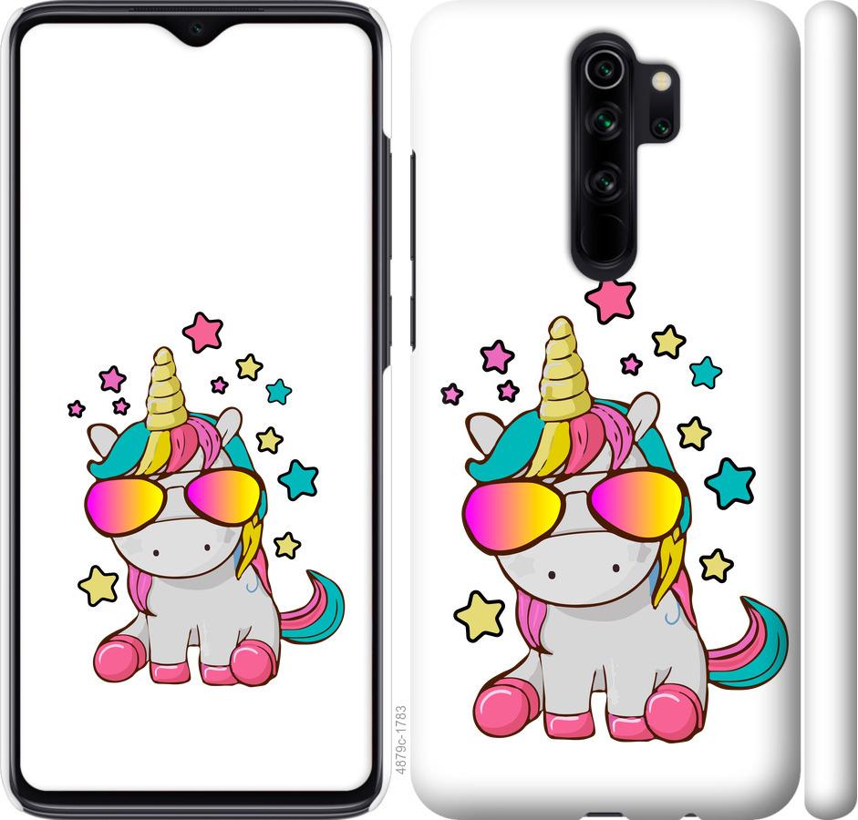 

Чехол на Xiaomi Redmi Note 8 Pro Единорог в очках