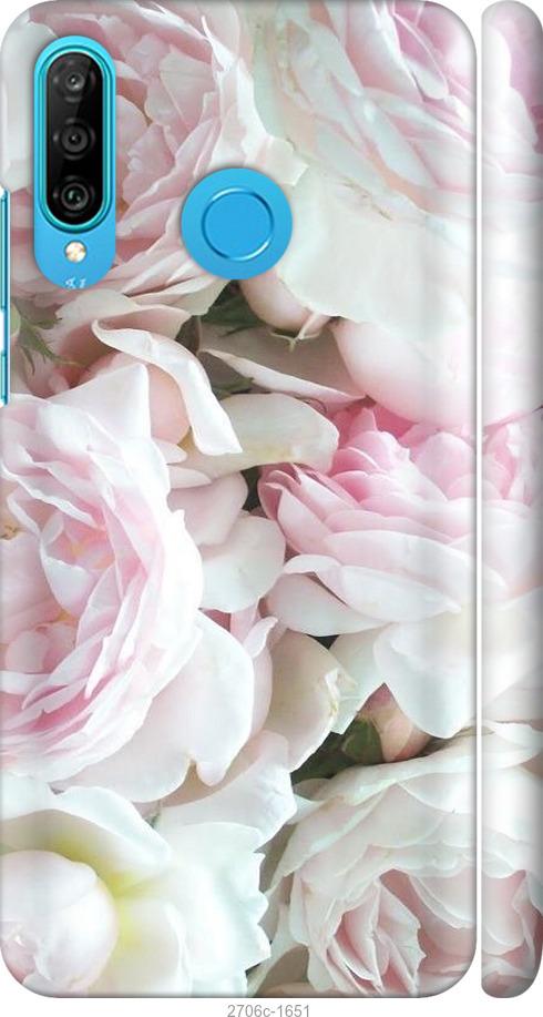 

Чехол на Huawei P30 Lite Пионы v2