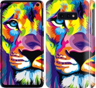 

Чохол на Samsung Galaxy S10e Різнобарвний лев