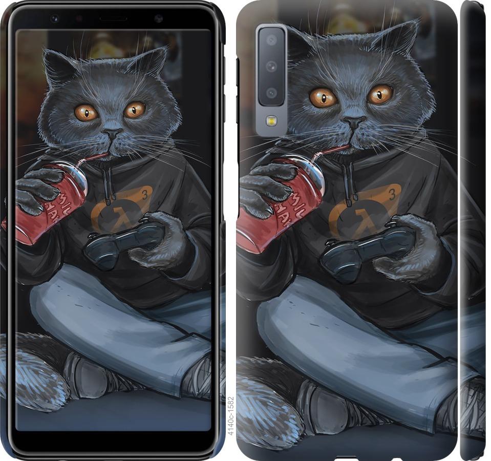 

Чехол на Samsung Galaxy A7 (2018) A750F gamer cat