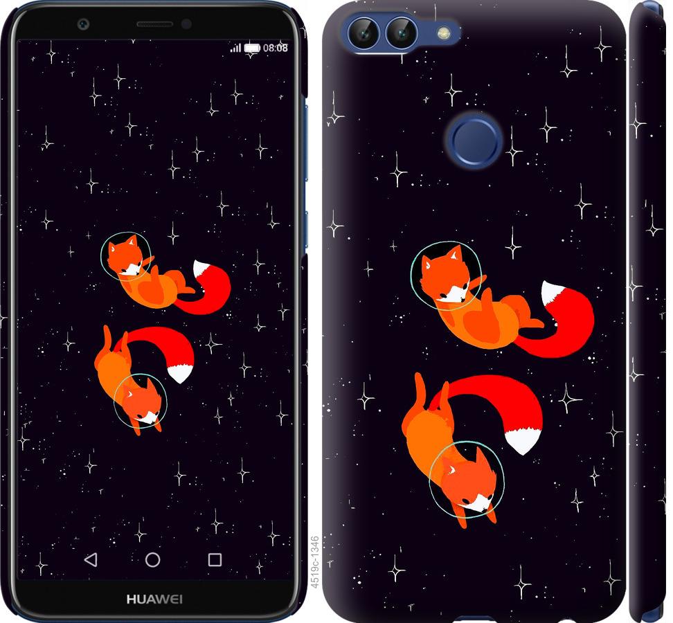 

Чохол на Huawei P Smart Лисиці в космосі