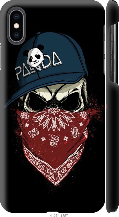 

Чехол на iPhone XS Max Череп в кепке