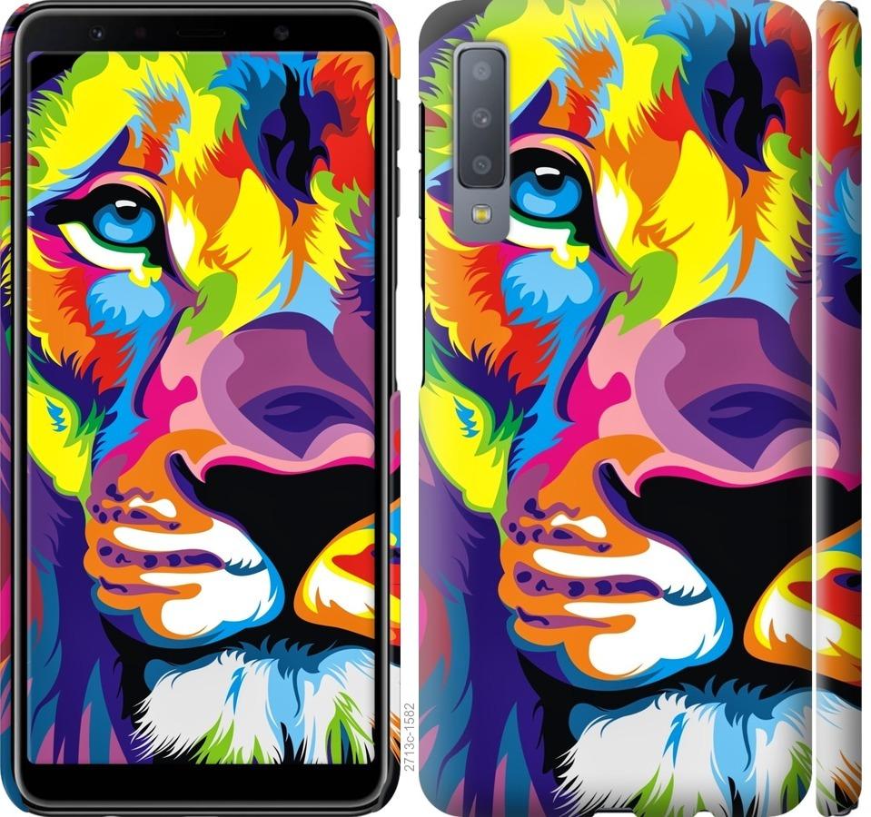 

Чохол на Samsung Galaxy A7 (2018) A750F Різнобарвний лев