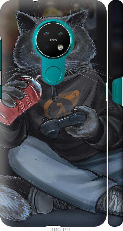 

Чехол на Nokia 7.2 gamer cat