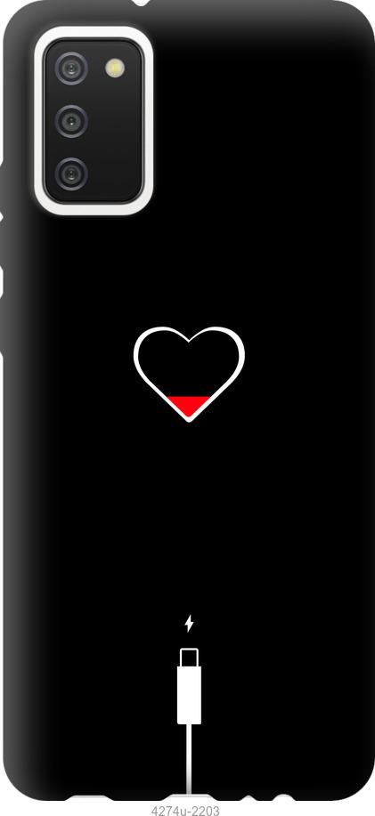 

Чехол на Samsung Galaxy A02s A025F Подзарядка сердца