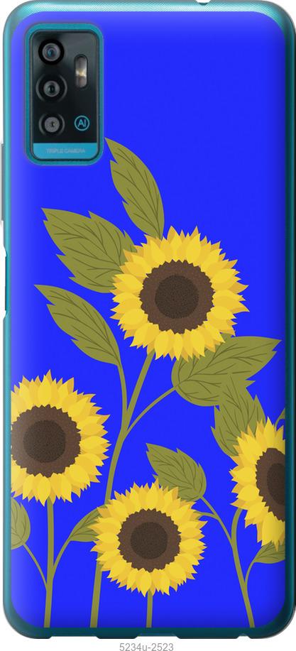 

Чохол на ZTE Blade A71 Соняшники v2