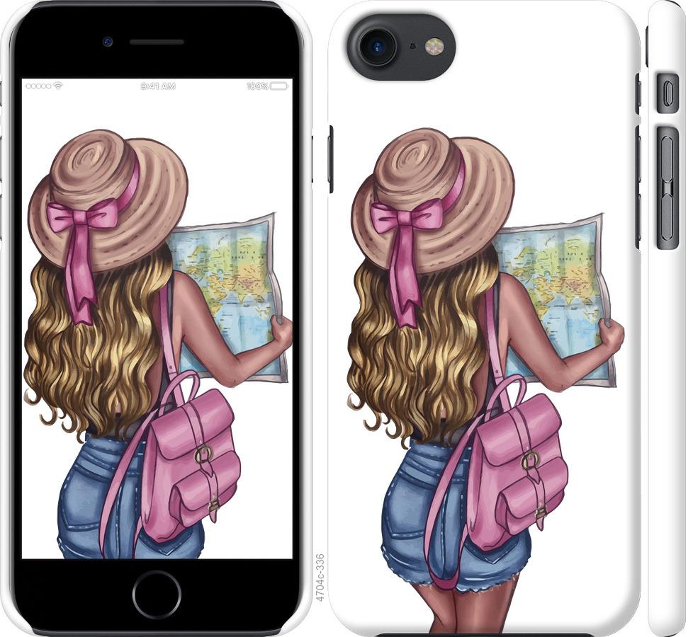

Чохол на iPhone 7 Дівчина з картою