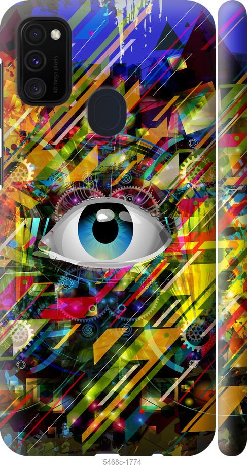 Чехол на Samsung Galaxy M30s 2019 Абстрактный глаз