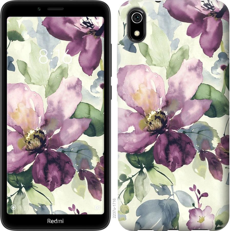 

Чохол на Xiaomi Redmi 7A Квіти аквареллю
