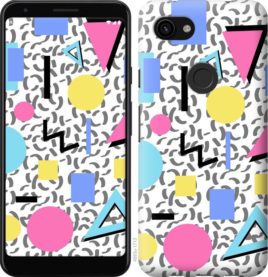 

Чехол на Google Pixel 3a XL Color shapes
