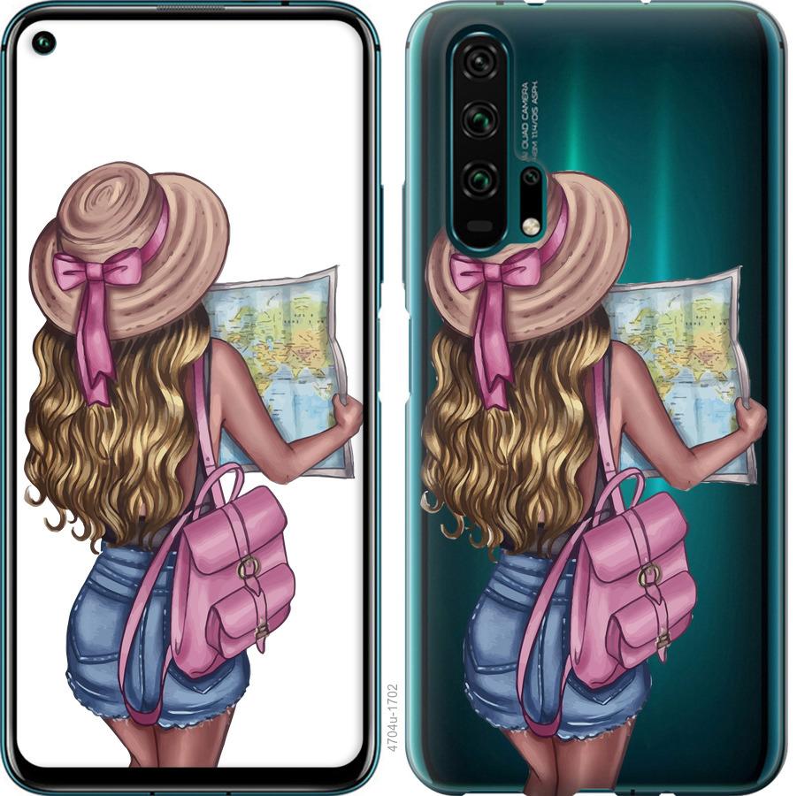 

Чохол на Huawei Honor 20 Pro Дівчина з картою