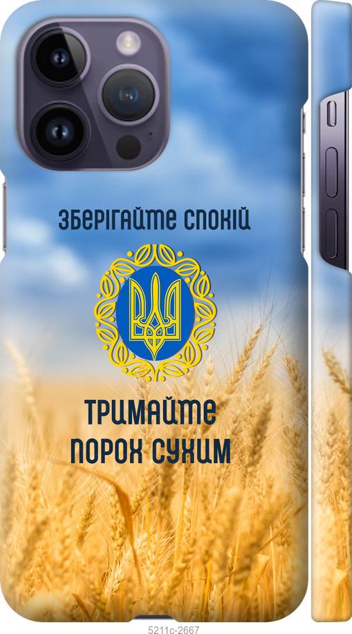 Чехол на iPhone 14 Pro Max Спокойствие v2