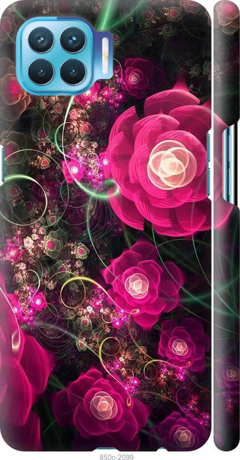 

Чехол на Oppo A93 Абстрактные цветы 3