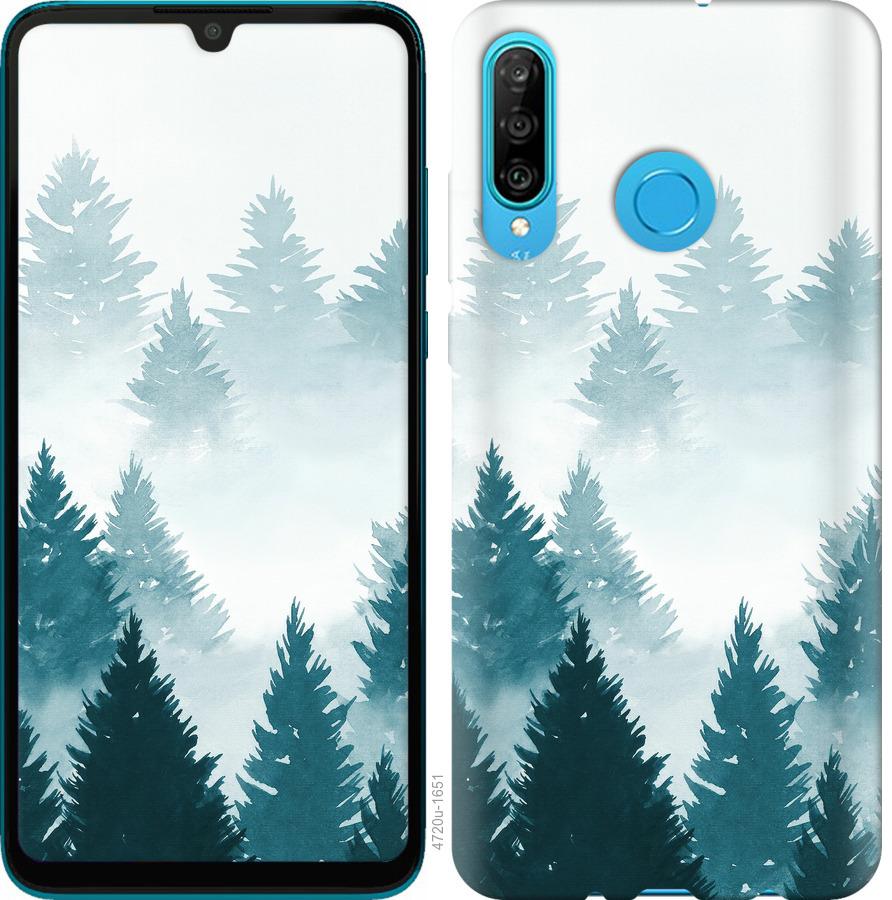 

Чохол на Huawei Honor 20 Lite Акварельні Ялинки
