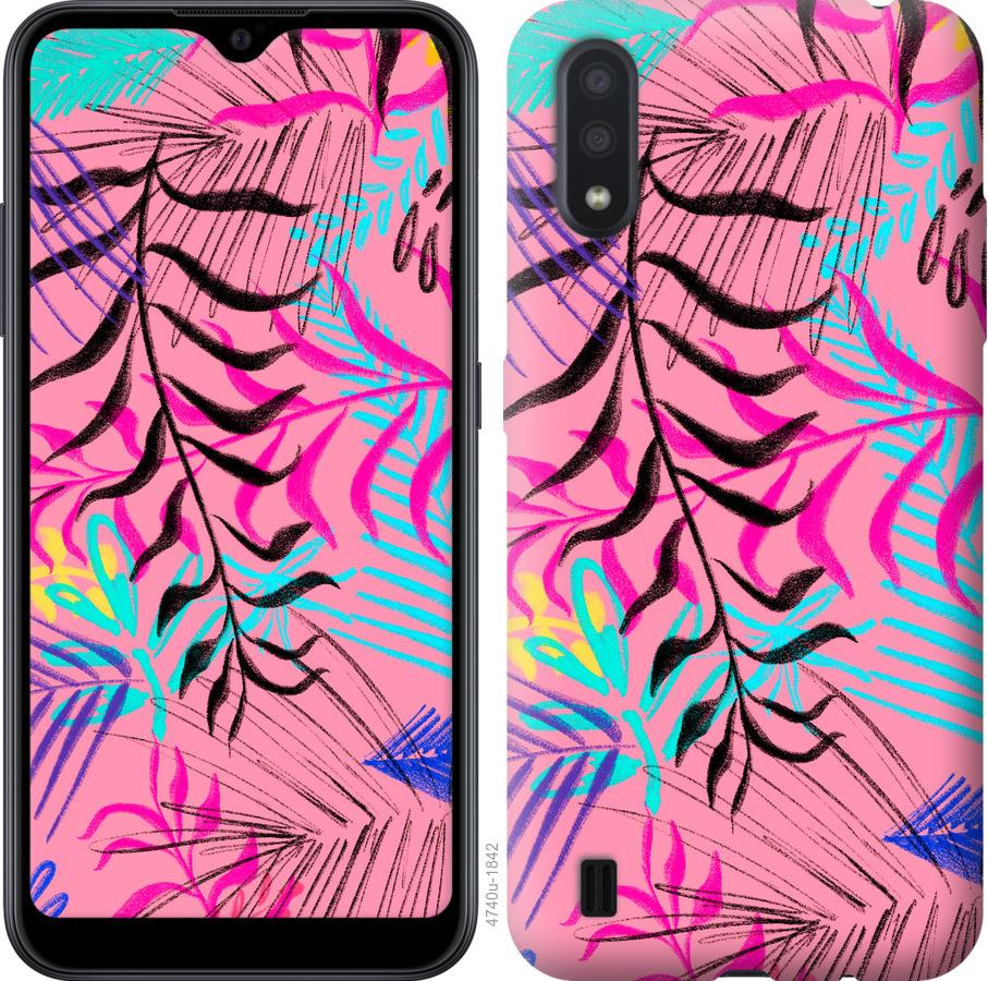Чохол на Samsung Galaxy A01 A015F Рослинний візерунок 2