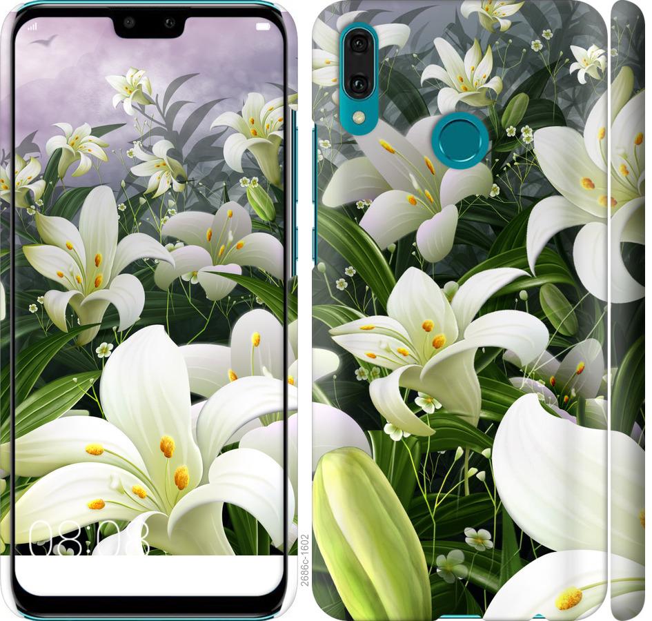 

Чохол на Huawei Y9 2019 білі лілії
