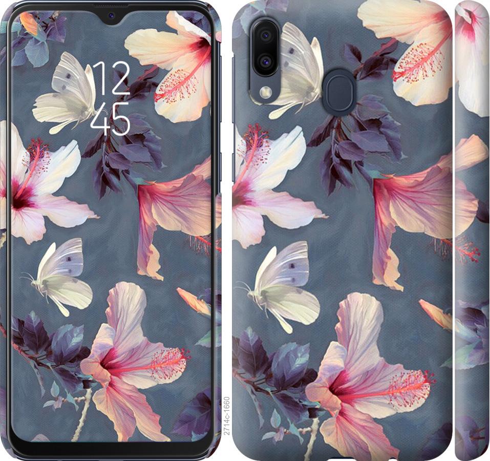 

Чохол на Samsung Galaxy M20 Намальовані квіти