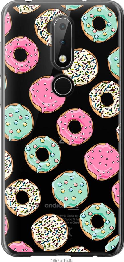 

Чехол на Nokia 6.1 Plus Пончики 1