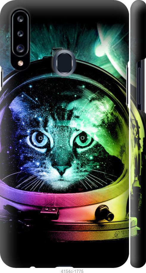 

Чехол на Samsung Galaxy A20s A207F Кот-астронавт