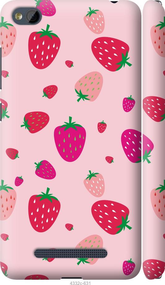 

Чехол на Xiaomi RedMi 4A Клубнички