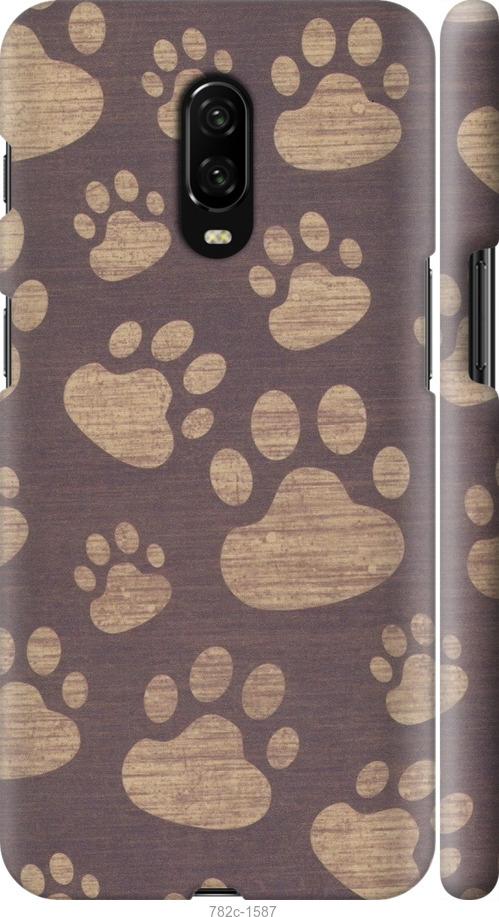 

Чехол на OnePlus 6T Следы тигра