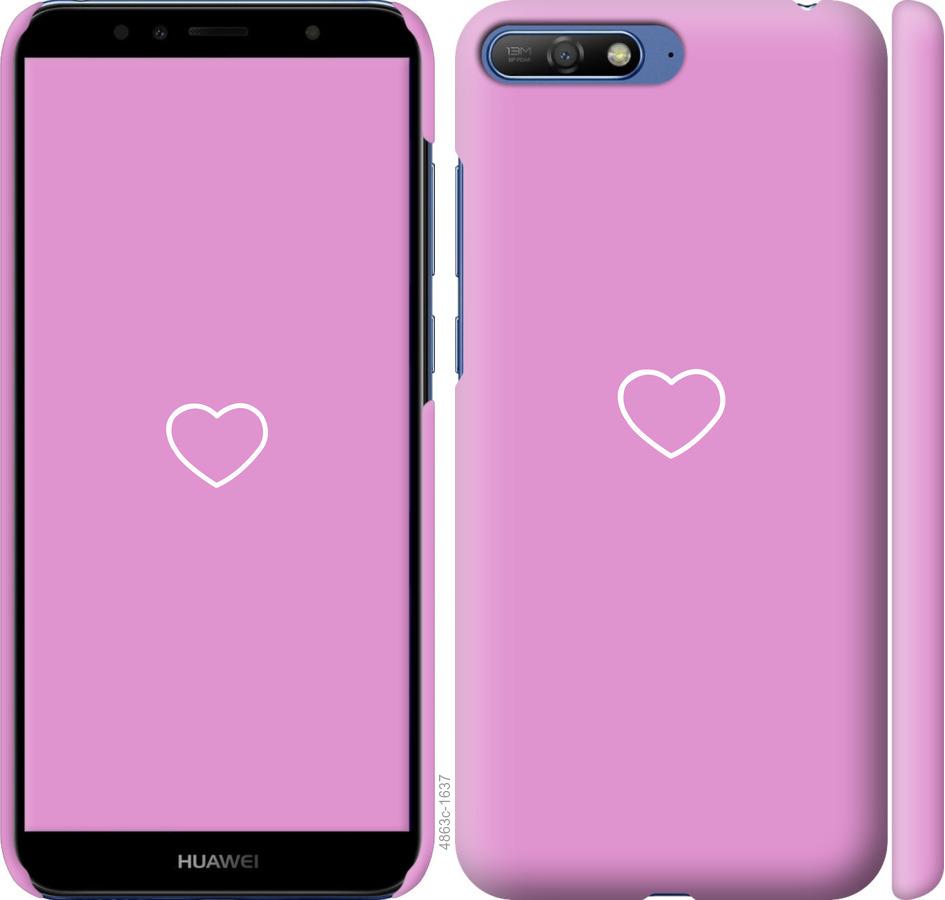 

Чохол на Huawei Y6 2018 серце 2