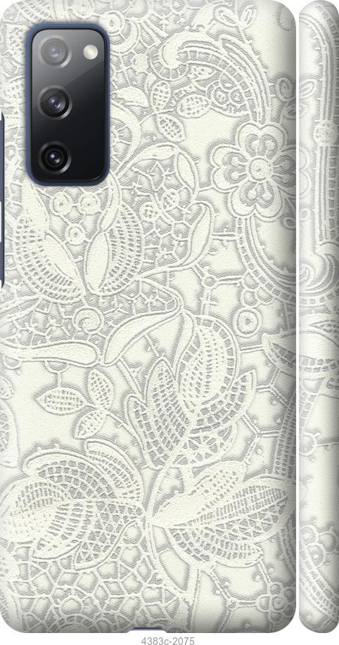 Чехол на Samsung Galaxy S20 FE G780F Белое кружево