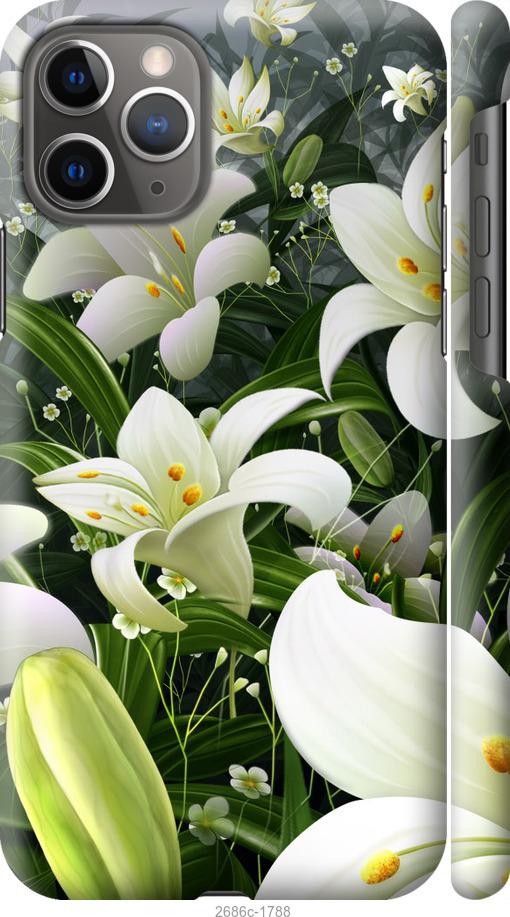 

Чохол на iPhone 12 білі лілії