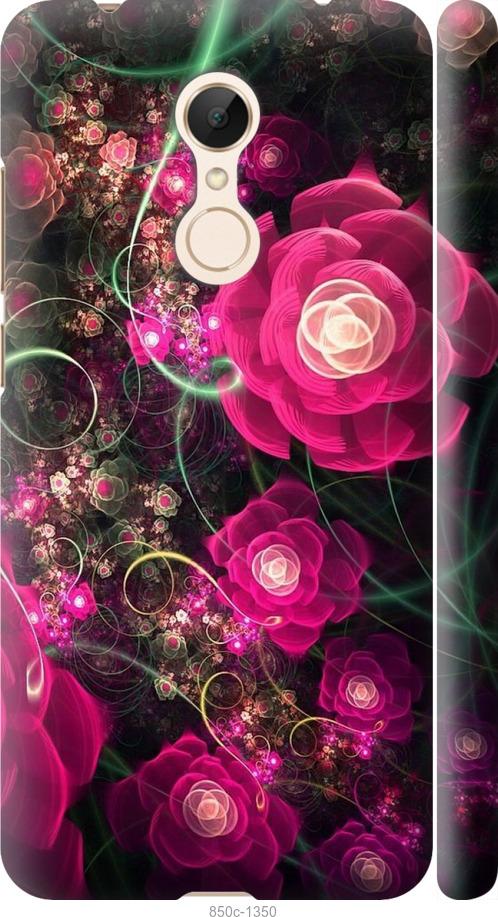 

Чехол на Xiaomi Redmi 5 Абстрактные цветы 3