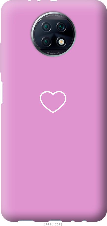 Чехол на Xiaomi Redmi Note 9T Сердце 2