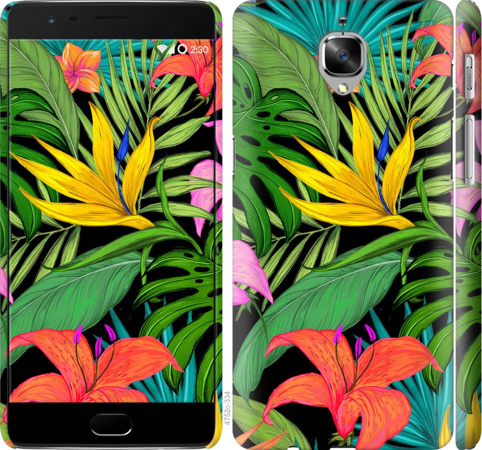 

Чохол на OnePlus 3T Тропічні листя 1