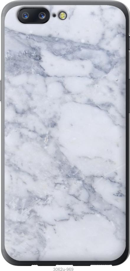 

Чехол на OnePlus 5 Голубой мрамор