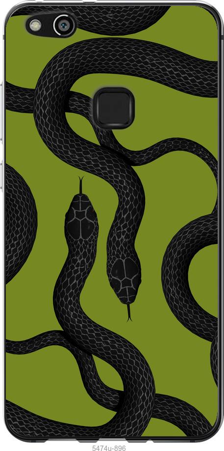 

Чехол на Huawei P10 Lite Змеи v2