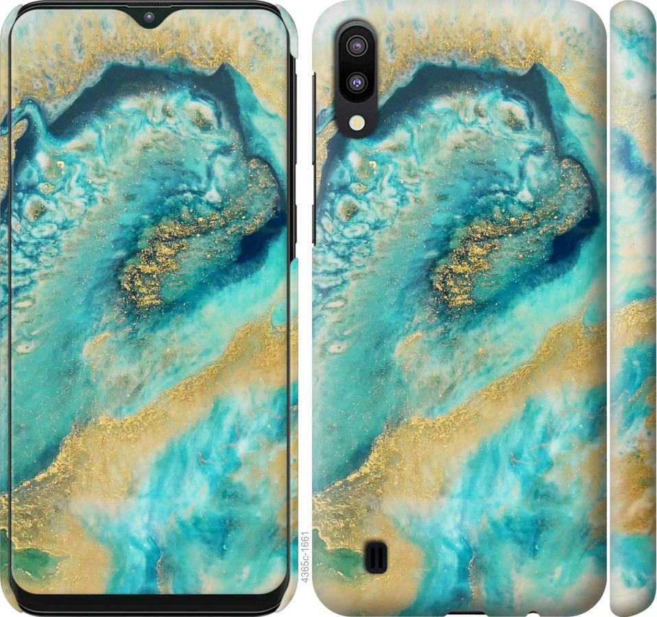 

Чехол на Samsung Galaxy M10 Green marble