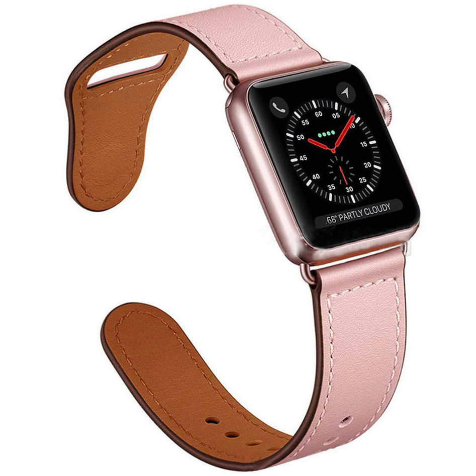 

Ремешок Apple Watch Soft Leather для Apple watch 42mm / 44mm Розовый (126434)