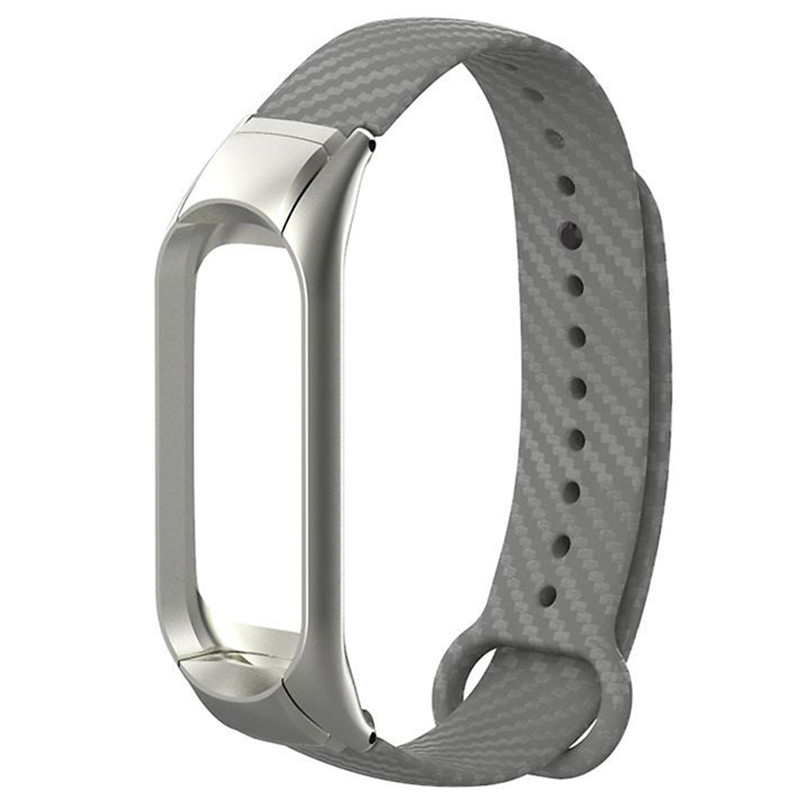 

Ремешок Carbon для Xiaomi Mi Band 5 / 6 Серый (144043)