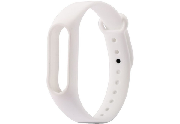 

Силиконовый ремешок для Xiaomi Mi Band 2 Белый (97262)