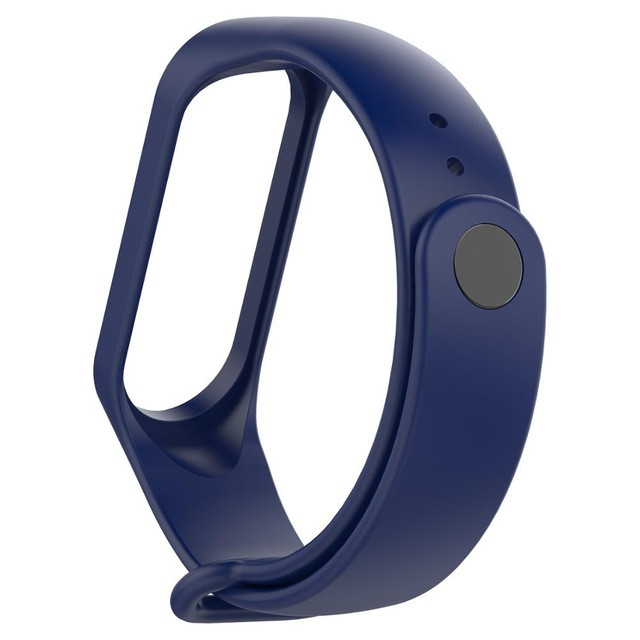 

Силиконовый ремешок для Xiaomi Mi Band 3/4 Синий (83560)