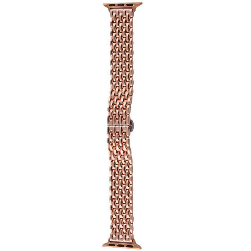 

Ремінець Metal Dragon Skin для Apple watch 42mm / 44mm (Rose Gold)