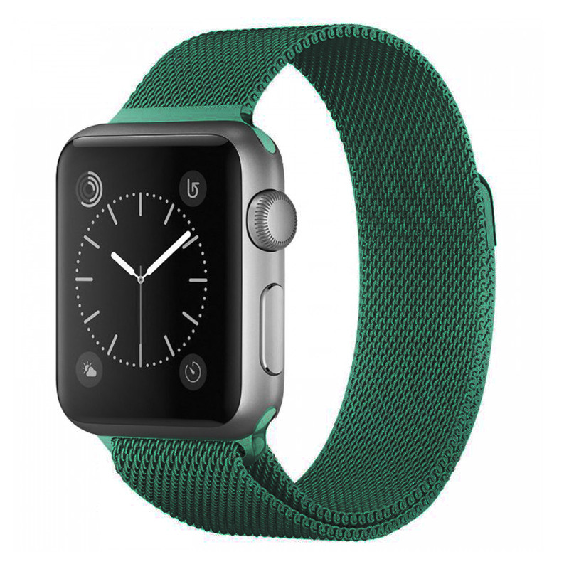 

Ремешок Milanese Loop Design для Apple watch 42mm/44mm (Dark green)