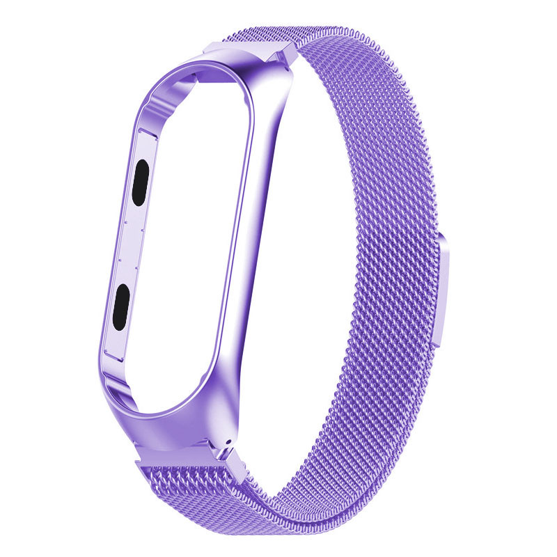 

Ремінець Milanese Loop Design для Xiaomi Mi Band 5 (Бузковий)