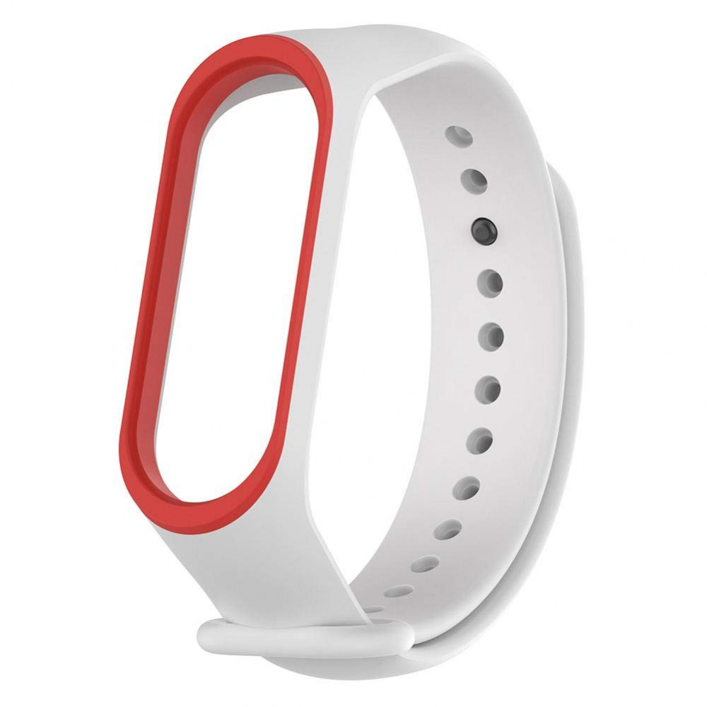 

Ремешок Slim line для Xiaomi Mi Band 3/4 Белый / Красный (115426)