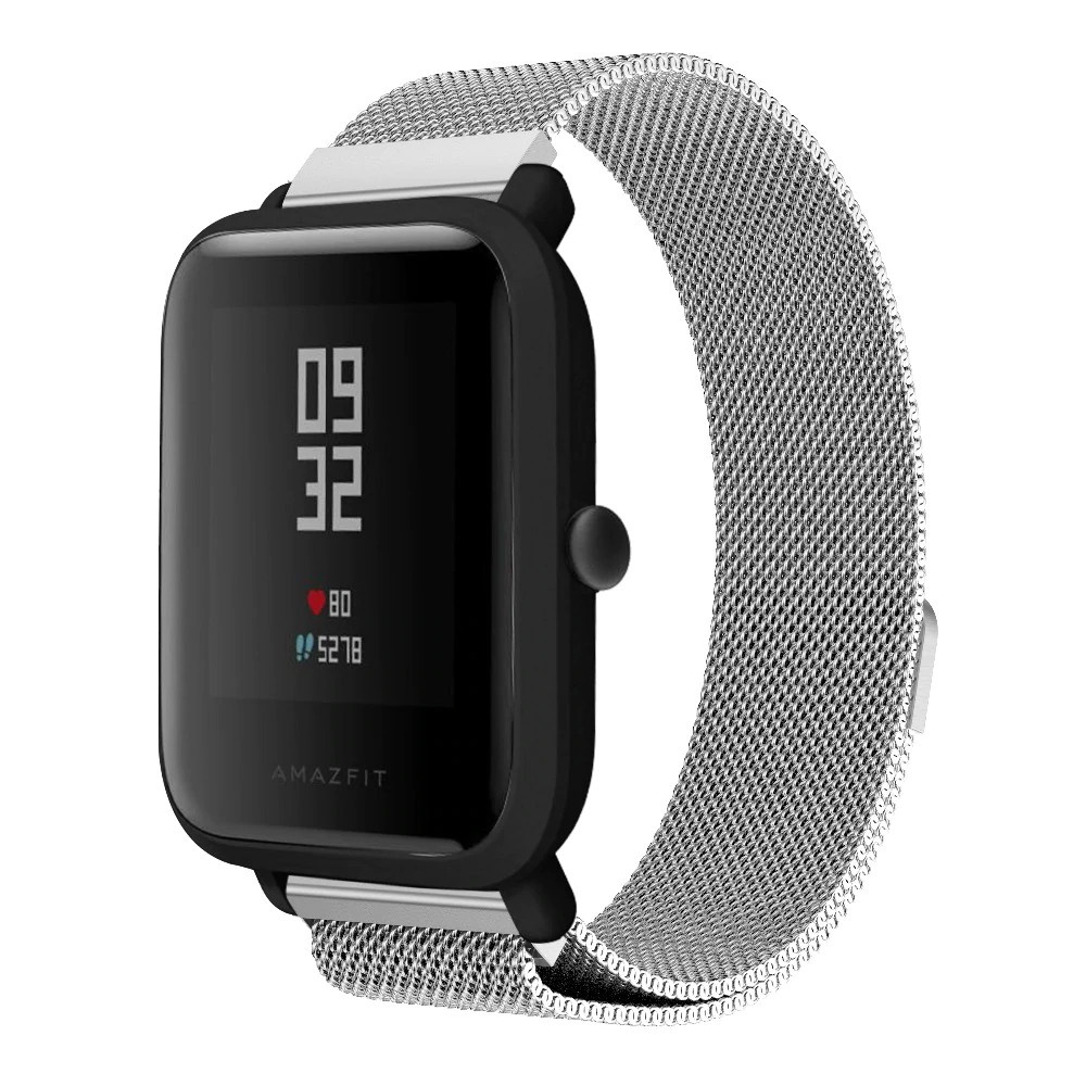 

Ремінець Xiaomi Amazfit / Samsung Milanese Loop 20 mm (Срібний)