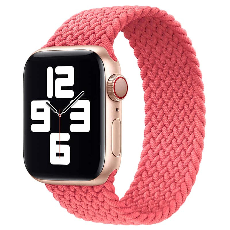 

Ремінець Braided Solo Loop (AAA) для Apple watch 38mm/40mm 125mm (Рожевий)