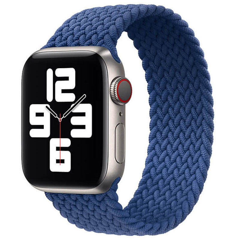 

Ремешок Braided Solo Loop (AAA) для Apple watch 42mm/44mm 155mm Синий (201794)