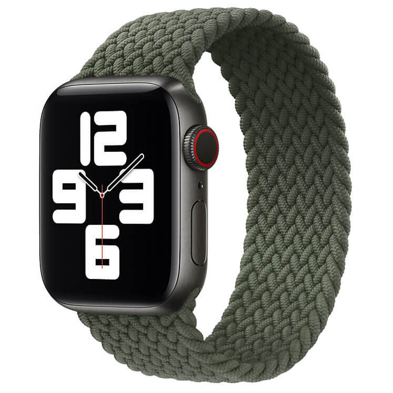 

Ремінець Braided Solo Loop для Apple watch 38mm/40mm 125mm (Зелений)